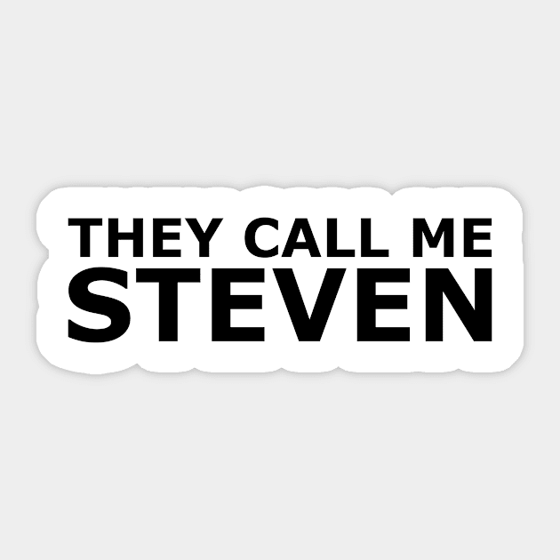 They call me Steven Sticker by gulden